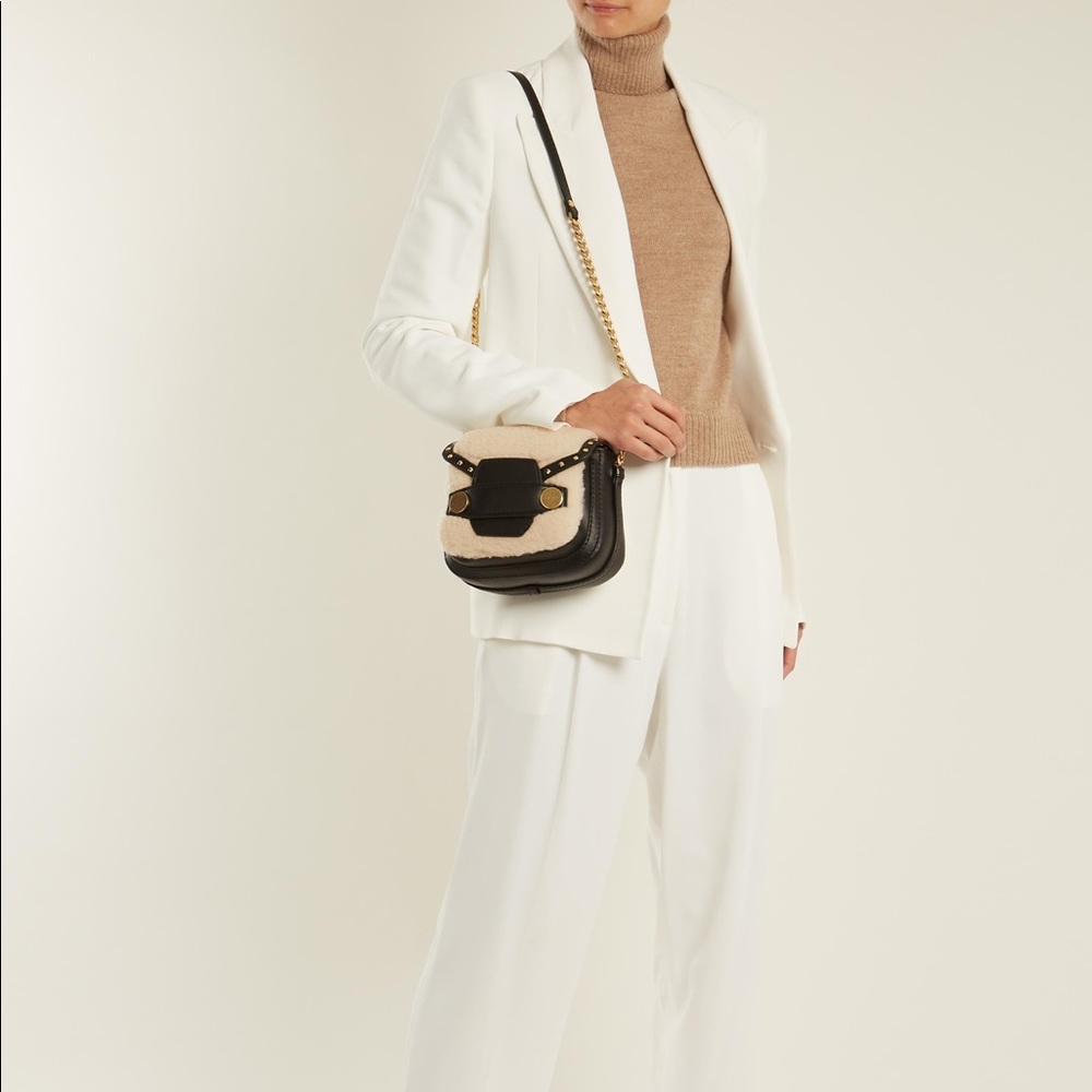 FINAL.Stella McCartney Shearling Fur Crossbody - Picture 2 of 8